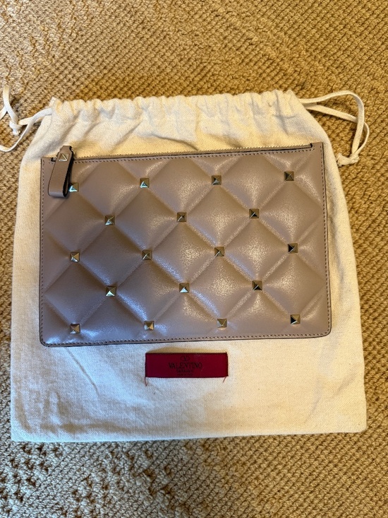 Valentino Handbags - Valentino Quilted Rockstud clutch bag